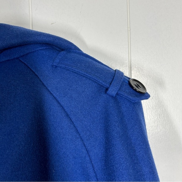 Calvin Klein Blue Button Front Winter Coat 8 - Picture 6 of 9